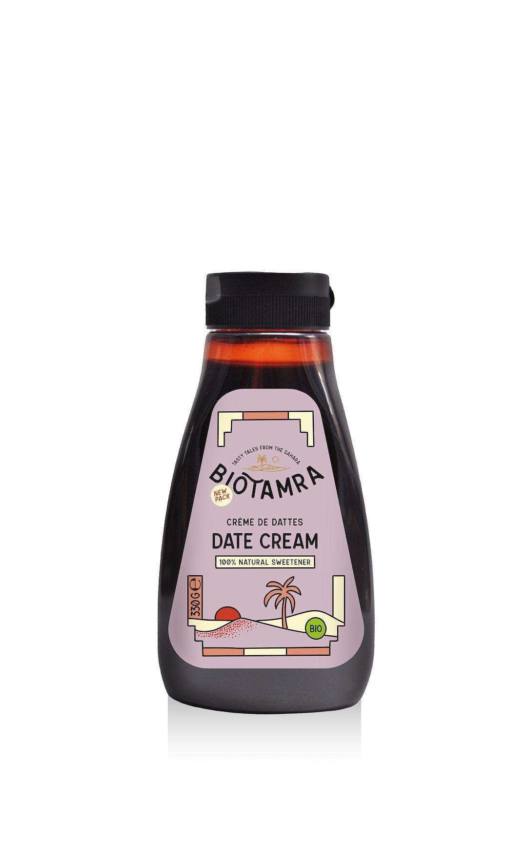 Krem daktylowy bezglutenowy BIO 330 g - BIOTAMRA