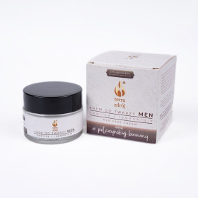 Krem do twarzy dla mężczyzn nawilżająco - REGENERUJĄCY 50 ml - TERRA ZDRÓJ (SERIA BOROWINOWA)