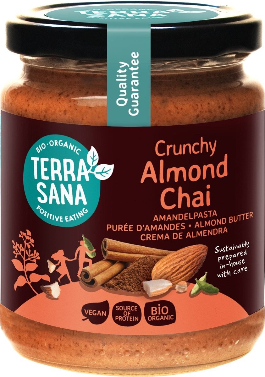 Krem migdałowy piernikowy crunchy BIO 250 g - TERRASANA