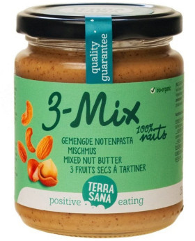 Krem orzechowy mix (3 orzechy) BIO 250 g - TERRASANA