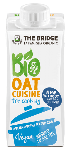 Krem owsiany do gotowania bez dodatku cukrów BIO 200 ml - THE BRIDGE