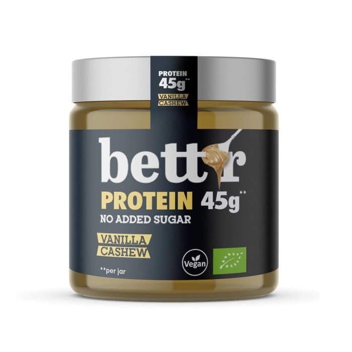 Krem proteinowy z orzechów nerkowca z wanilią bez dodatku cukrów BIO 250 g - BETT'R