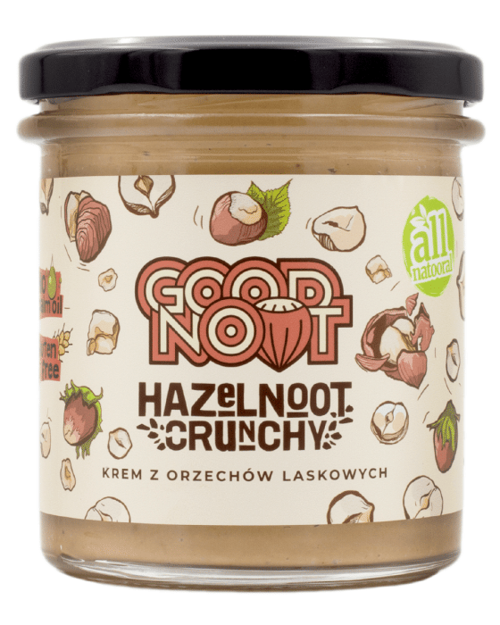 Krem z orzechów laskowych crunchy 300 g - GOOD NOOT