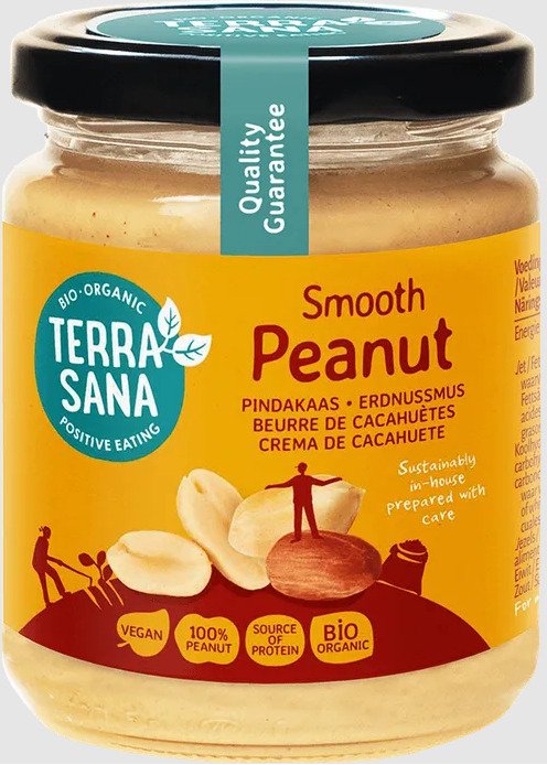 Krem z orzeszków ziemnych prażonych 100 % BIO 250 g - TERRASANA