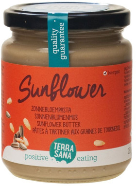 Krem z prażonych pestek słonecznika solony BIO 250 g - TERRASANA