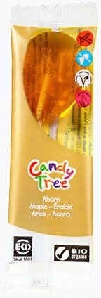 Lizak z syropem klonowym bezglutenowy BIO 13 g - CANDY TREE