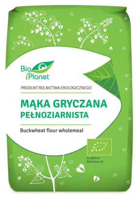 Mąka gryczana pełnoziarnista BIO 1 kg - BIO PLANET