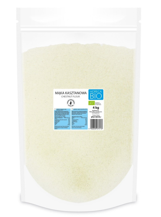 Mąka kasztanowa bezglutenowa BIO 4 kg - HORECA (BIO PLANET)
