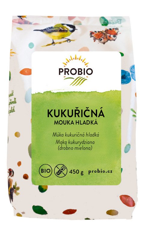 Mąka kukurydziana bezglutenowa BIO 450 g - PROBIO