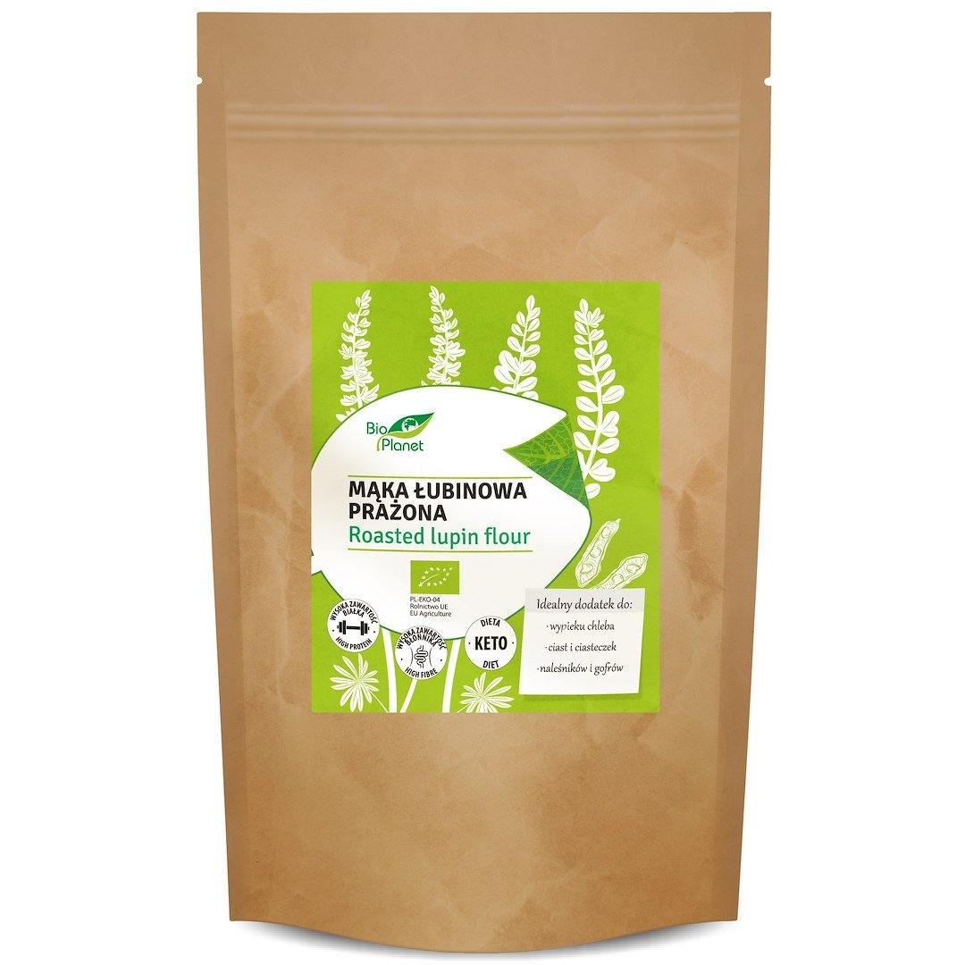 Mąka łubinowa prażona BIO 500 g - BIO PLANET