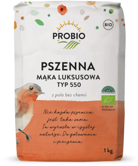 Mąka pszenna luksusowa typ 550 BIO 1 kg - PROBIO