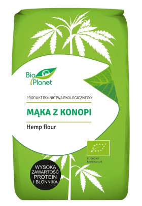 Mąka z konopi BIO 400 g - BIO PLANET