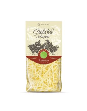 Makaron (2-jajeczny semolinowy) krajanka BIO 250 g - BARTOLINI (SIELSKA KLUSKA)