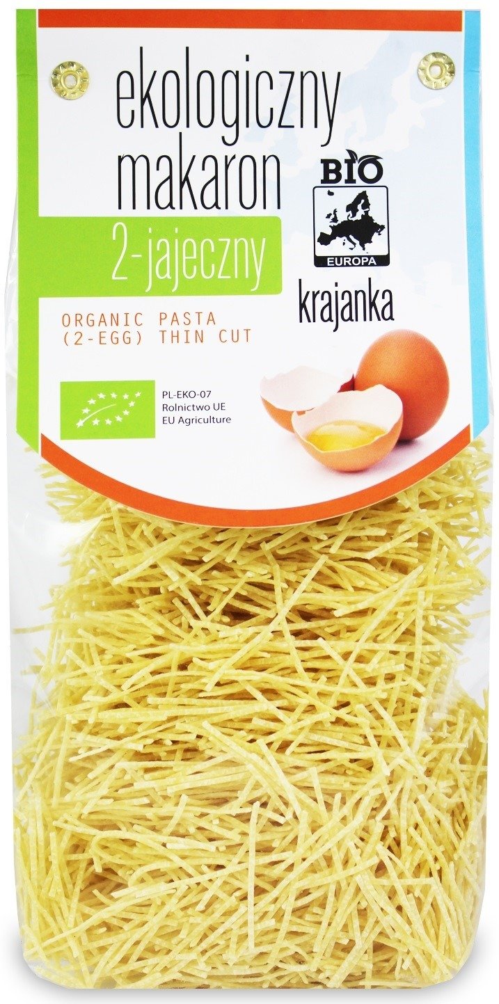 Makaron (2-jajeczny semolinowy) krajanka BIO 250 g - BIO PLANET