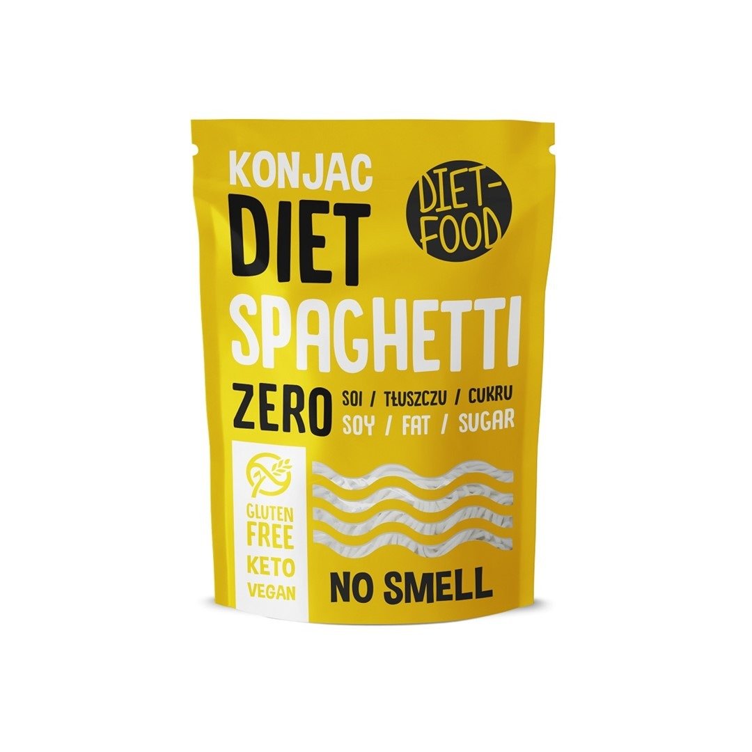 Makaron (konjac) spaghetti bezglutenowy 270 g (200 g) - DIET-FOOD
