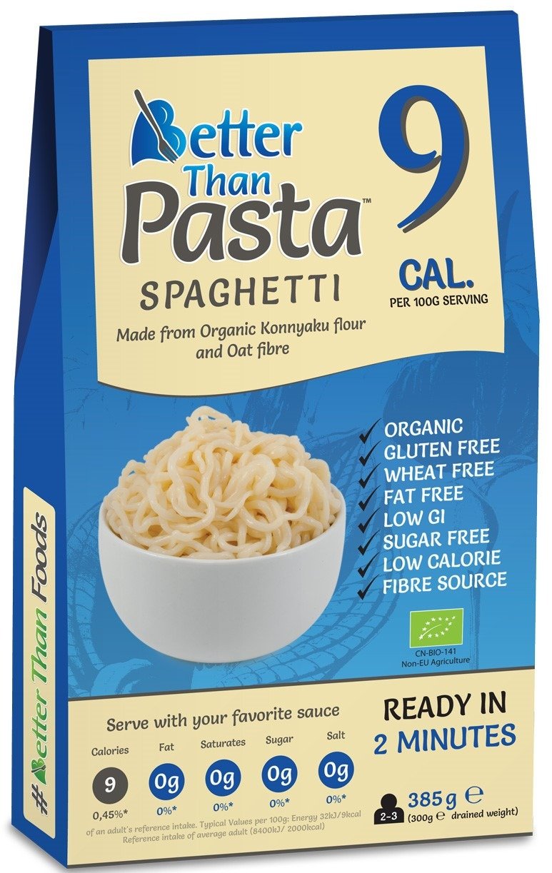 Makaron (konjac) spaghetti bezglutenowy BIO 385 g (300 g) - BETTER THAN FOODS