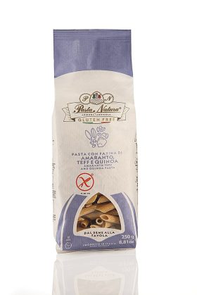Makaron (kukurydziano - RYŻOWY Z AMARANTUSEM, TEFF I QUINOA) PENNE BEZGLUTENOWY 250 g - PASTA NATURA