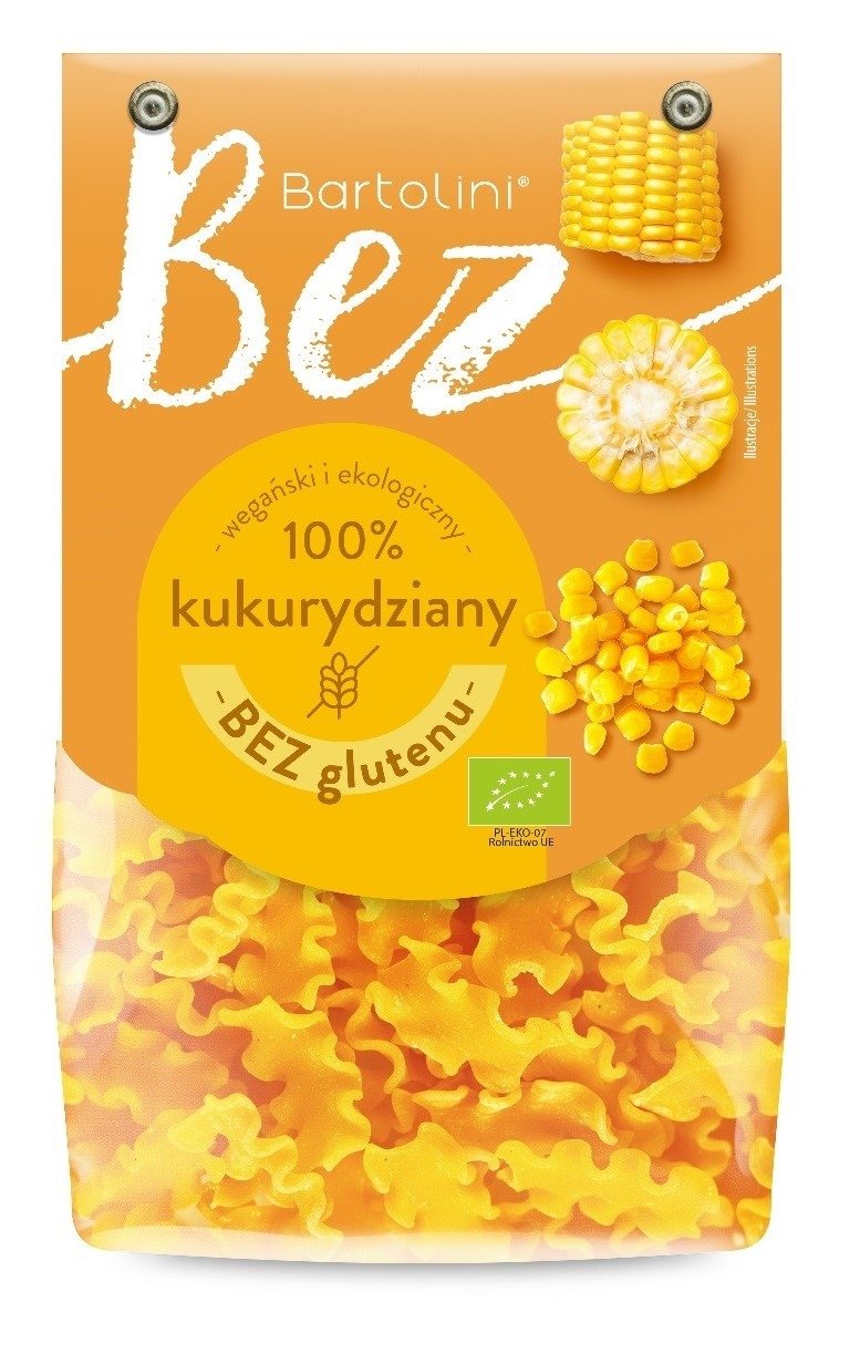 Makaron (kukurydziany) fala bezglutenowy BIO 250 g - BARTOLINI