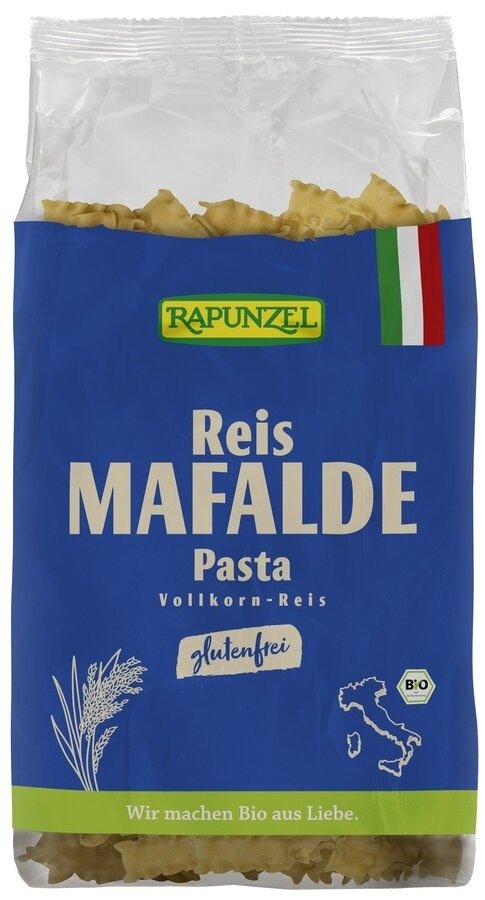 Makaron (ryżowy razowy) mafalde bezglutenowy BIO 250 g - RAPUNZEL