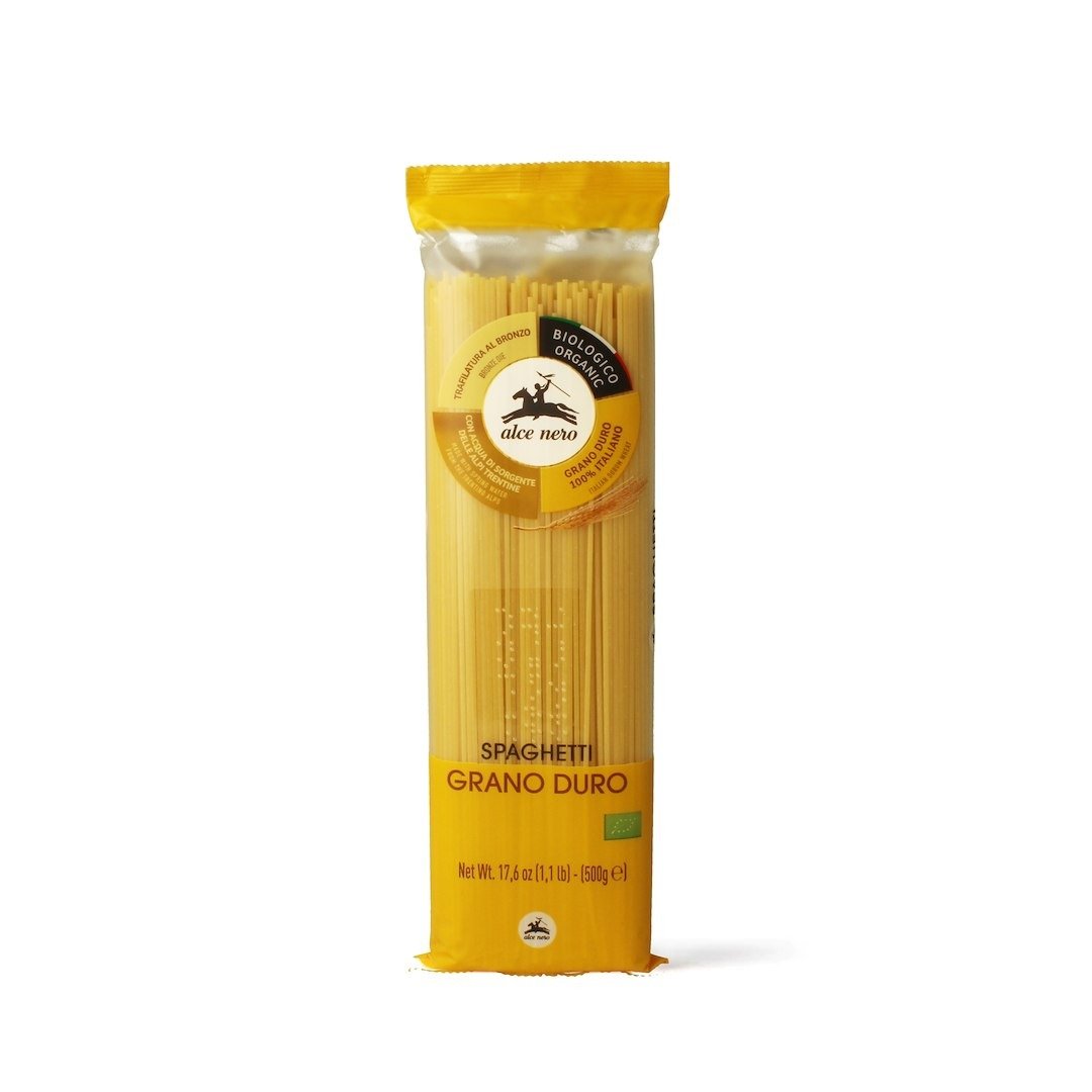 Makaron (semolinowy) spaghetti BIO 500 g - ALCE NERO