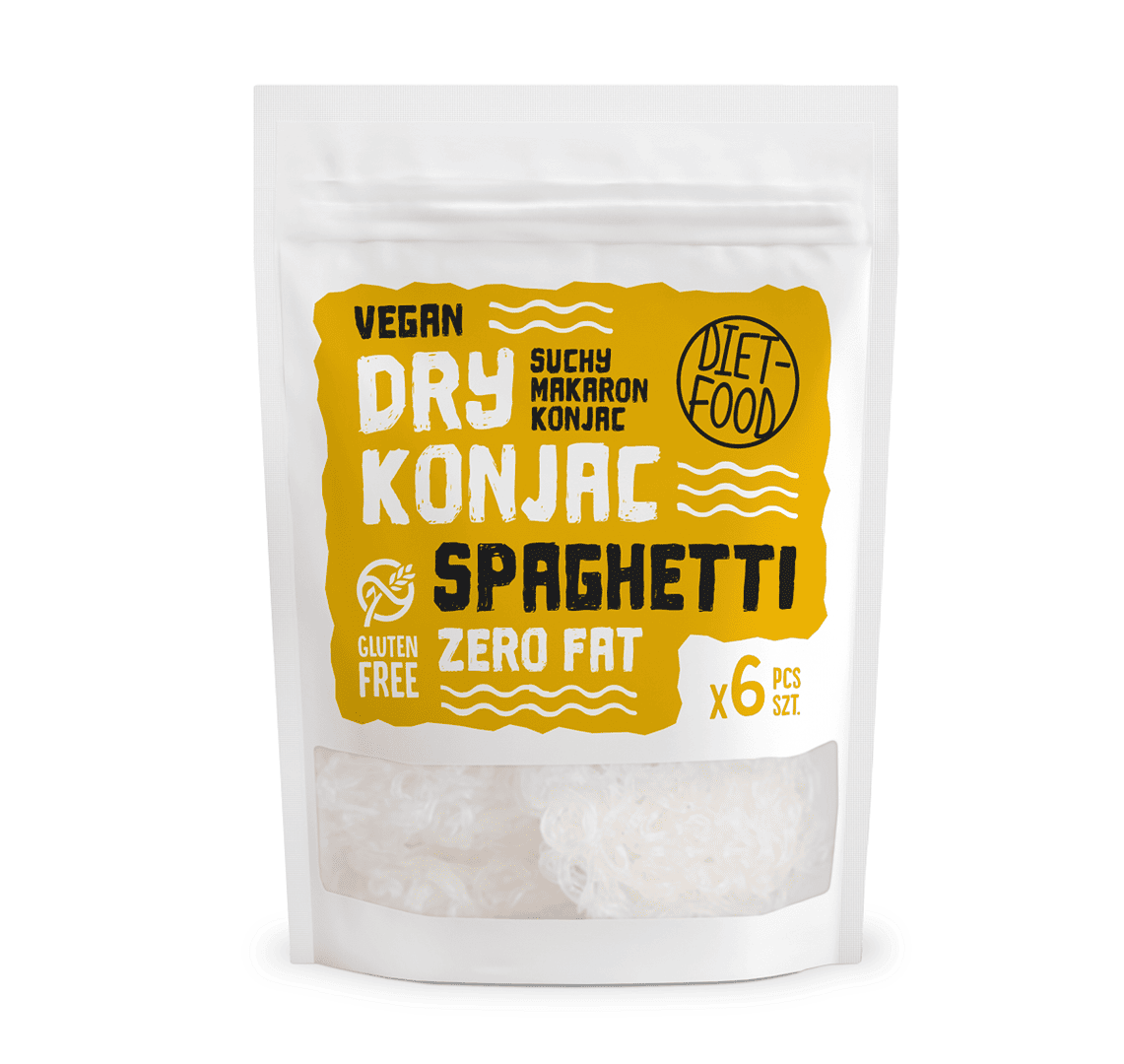Makaron (suchy konjac) spaghetti bezglutenowy 150 g - DIET-FOOD