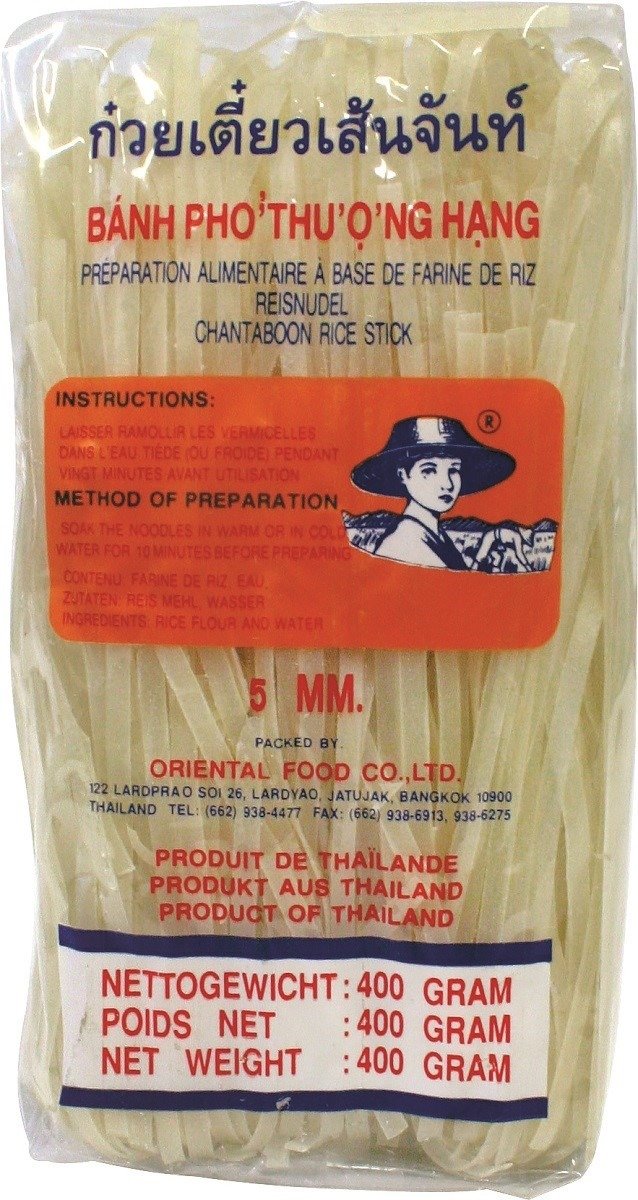 Makaron (tajski ryżowy) instant (5 mm) 400 g - FARMER