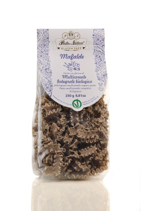 Makaron (wielozbożowy razowy) mafalde bezglutenowy BIO 250 g - PASTA NATURA
