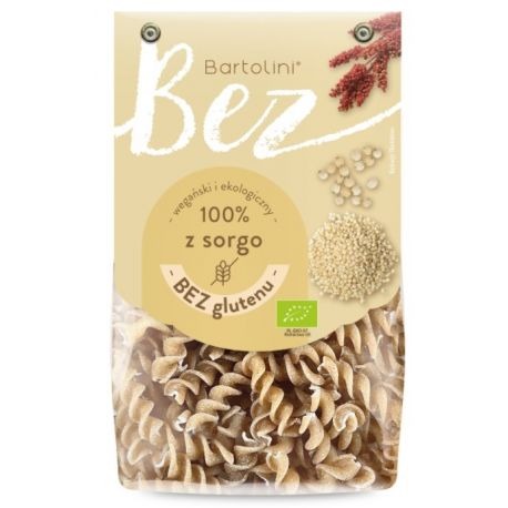 Makaron (z sorgo) świderki bezglutenowy BIO 250 g - BARTOLINI