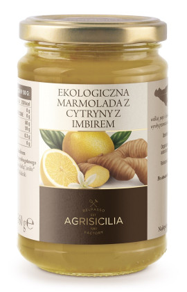 Marmolada z cytryn z imbirem BIO 360 g - AGRISICILIA (PRODUKT SEZONOWY)