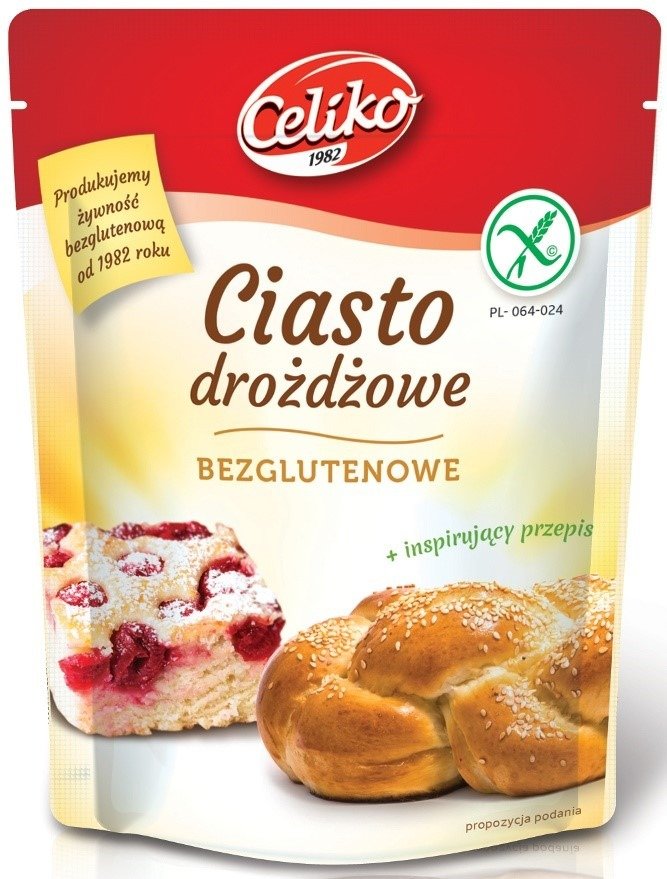 Mieszanka do wypieku ciasta drożdżowego bezglutenowa 200 g - CELIKO