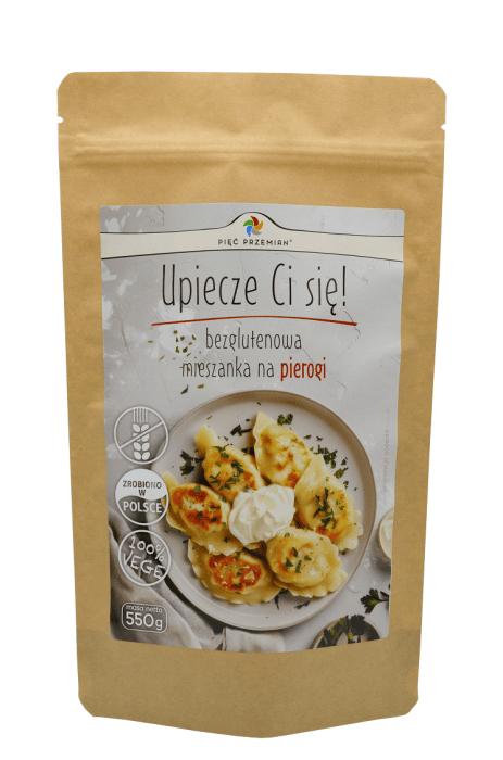 Mieszanka na pierogi bez dodatku cukrów bezglutenowa 550 g - PIĘĆ PRZEMIAN