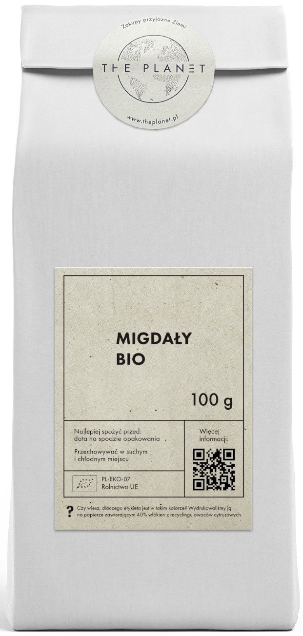 Migdały BIO 100 g - THE PLANET