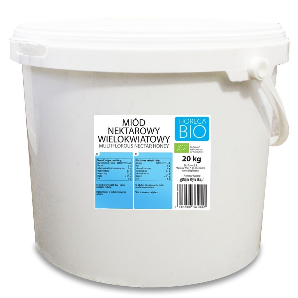 Miód wielokwiatowy BIO 20 kg - HORECA (BIO PLANET)
