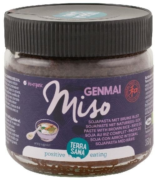 Miso genmai (pasta z soi i ryżu brązowego) bezglutenowa BIO 350 g - TERRASANA