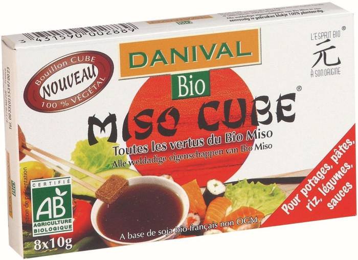 Miso kostki BIO (8 x 10 g) 80 g - DANIVAL