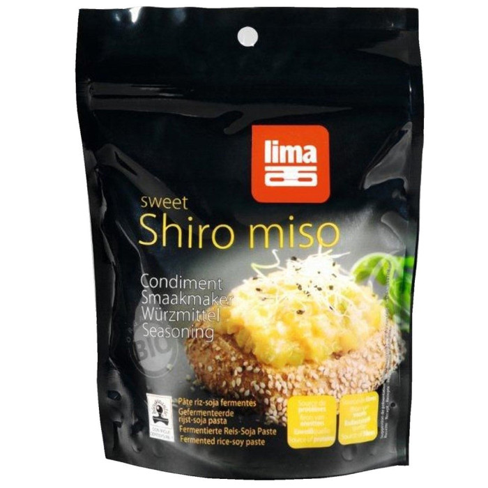 Miso shiro (pasta z ryżu i soi) BIO 300 g - LIMA