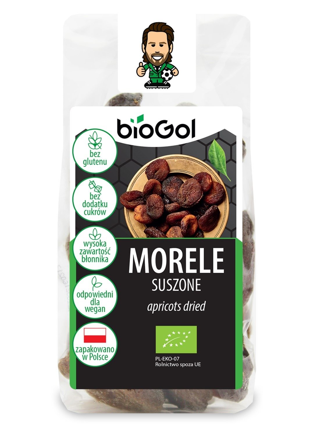 Morele suszone bezglutenowe BIO 150 g - BIOGOL