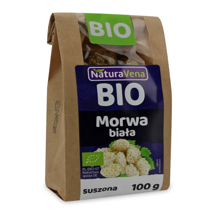 Morwa biała suszona BIO 100 g - NATURAVENA