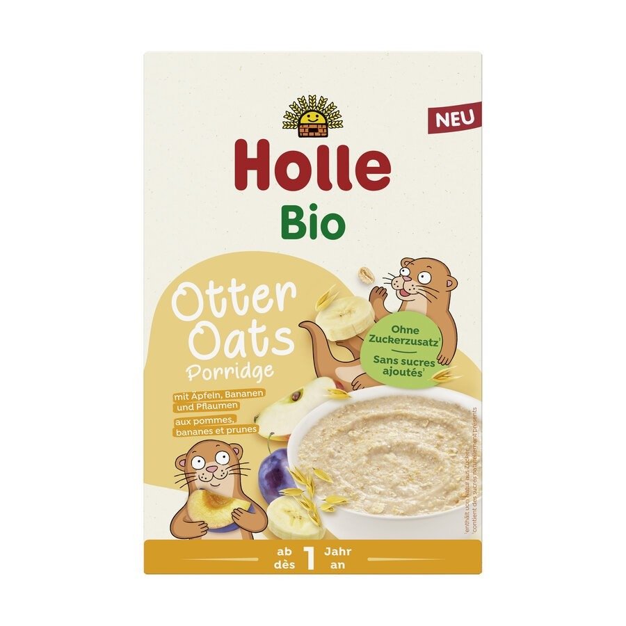Musli birchera z jabłkiem, rodzynkami i migdałami bez dodatku cukrów od 1 roku demeter BIO 200 g - HOLLE