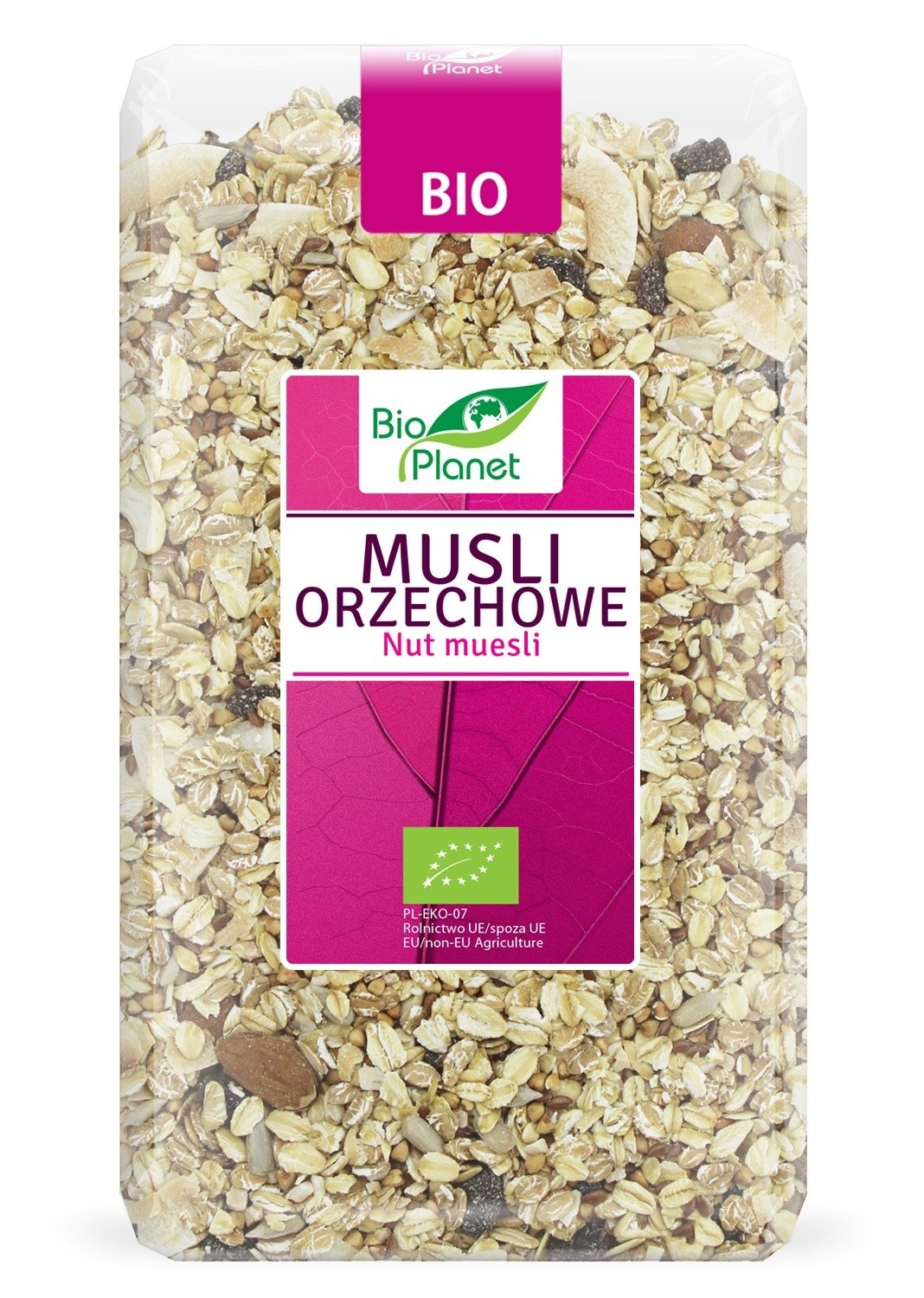 Musli orzechowe BIO 600 g - BIO PLANET