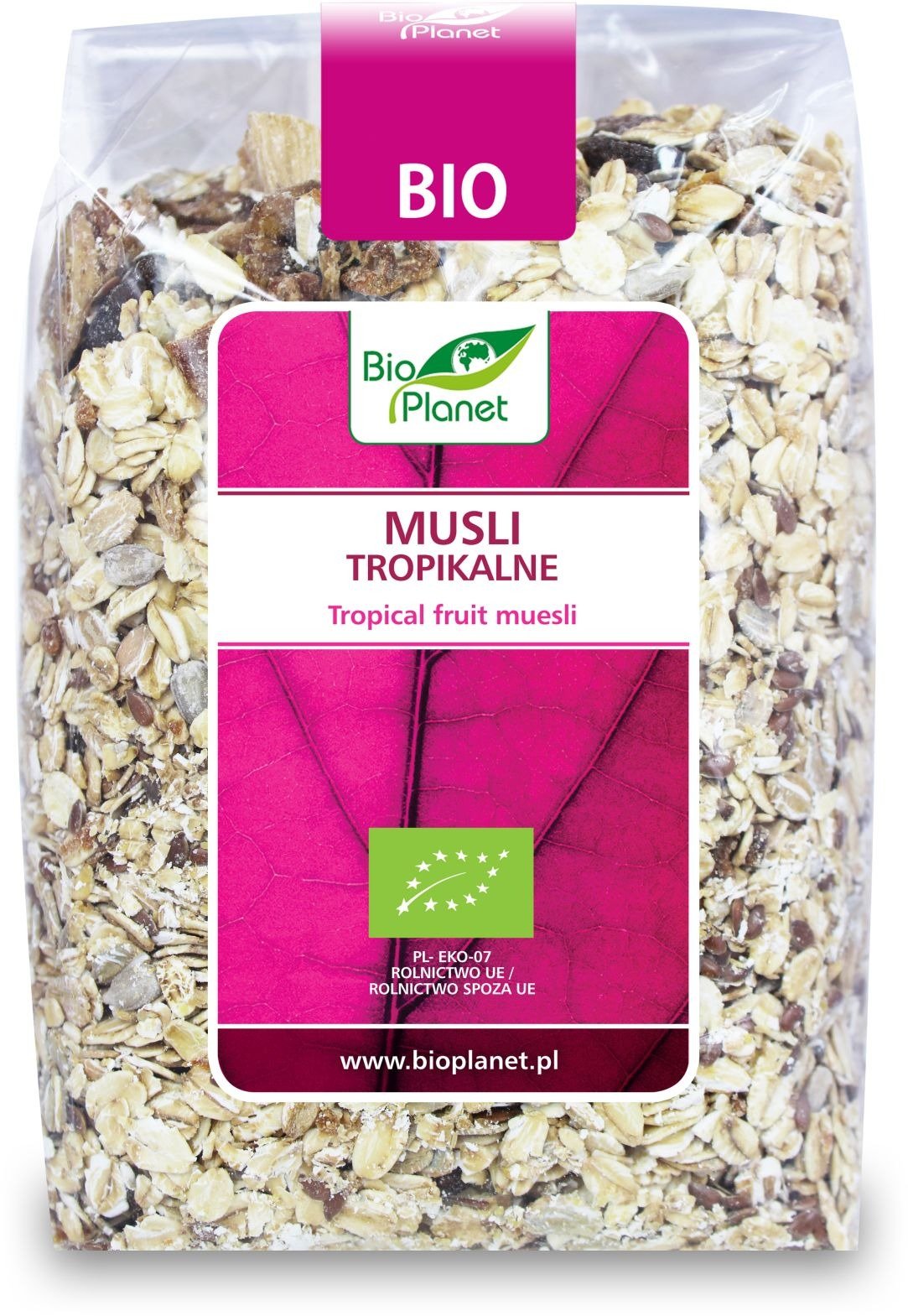 Musli tropikalne BIO 300 g - BIO PLANET
