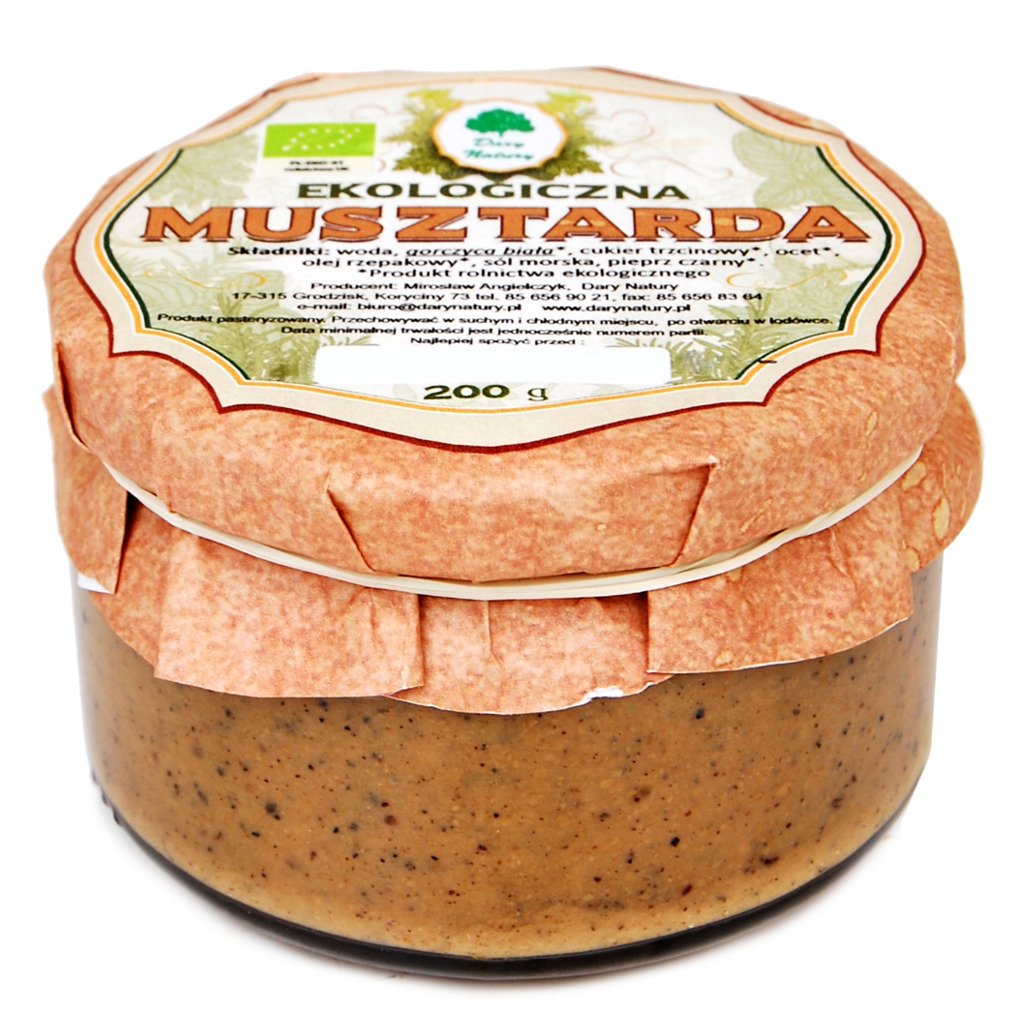 Musztarda BIO 200 g - DARY NATURY