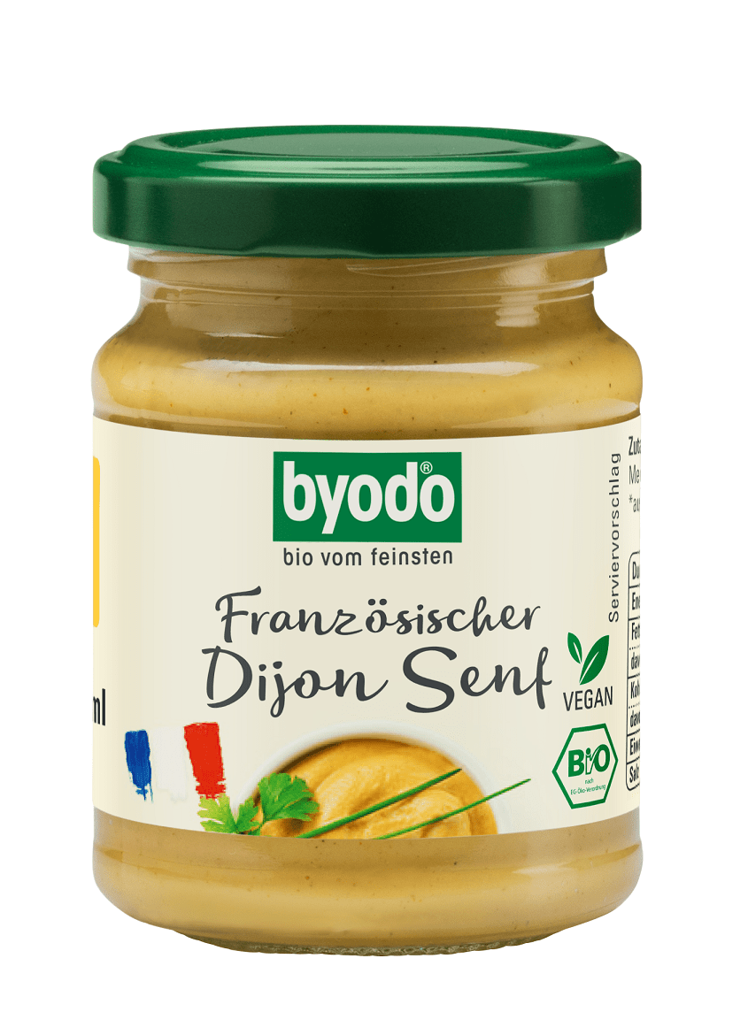 Musztarda dijon bezglutenowa BIO 125 ml - BYODO