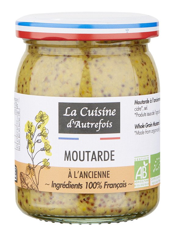 Musztarda francuska BIO 210 g -  LA CUISINE D AUTREFOIS