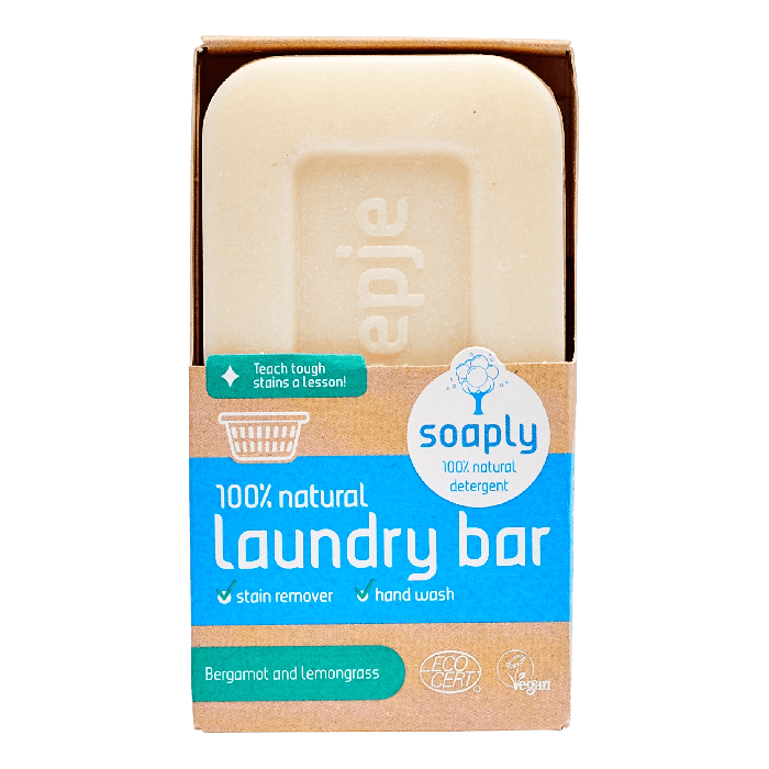 Mydło w kostce do prania bergamotka i trawa cytrynowa eco 120 g - SOAPLY