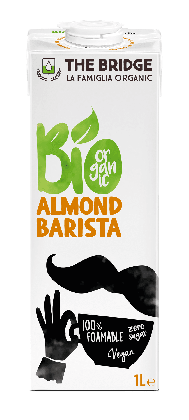 Napój migdałowy barista bez dodatku cukrów bezglutenowy BIO 1 L - THE BRIDGE