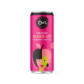 Napój musujący na pobudzenie malina - hibiskus BIO 250 ml - OUN