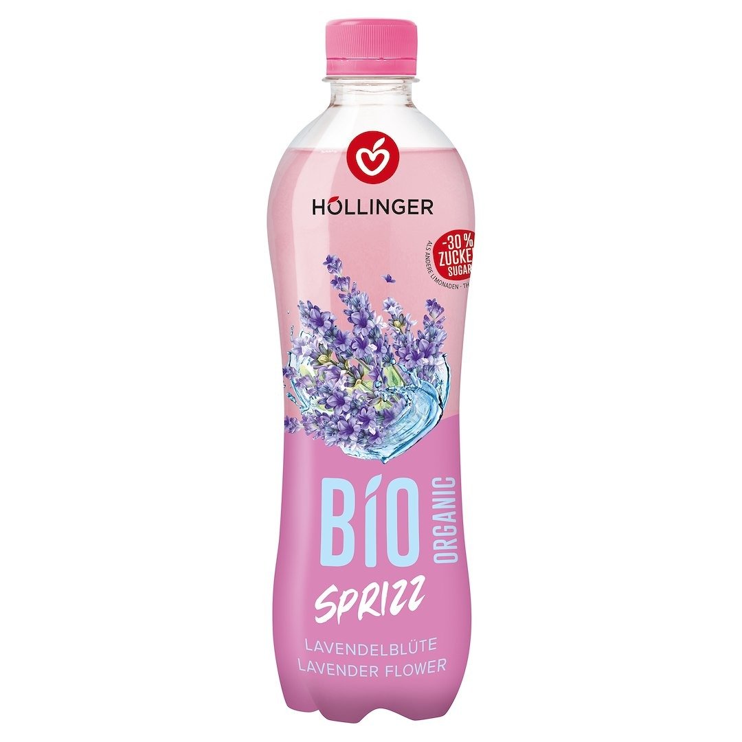 Napój musujący o smaku lawendy BIO 500 ml - HOLLINGER