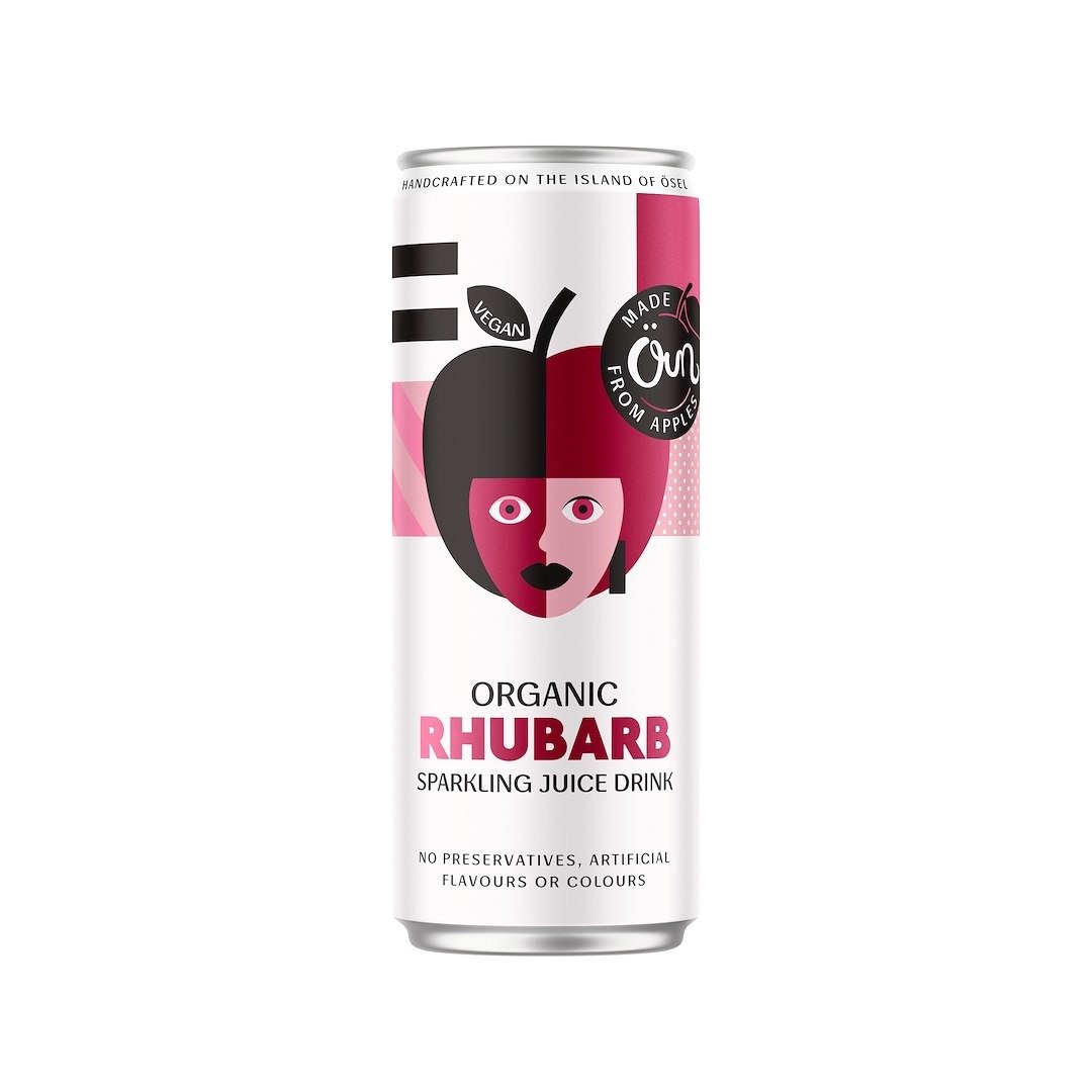 Napój musujący rabarbarowy BIO 250 ml - OUN
