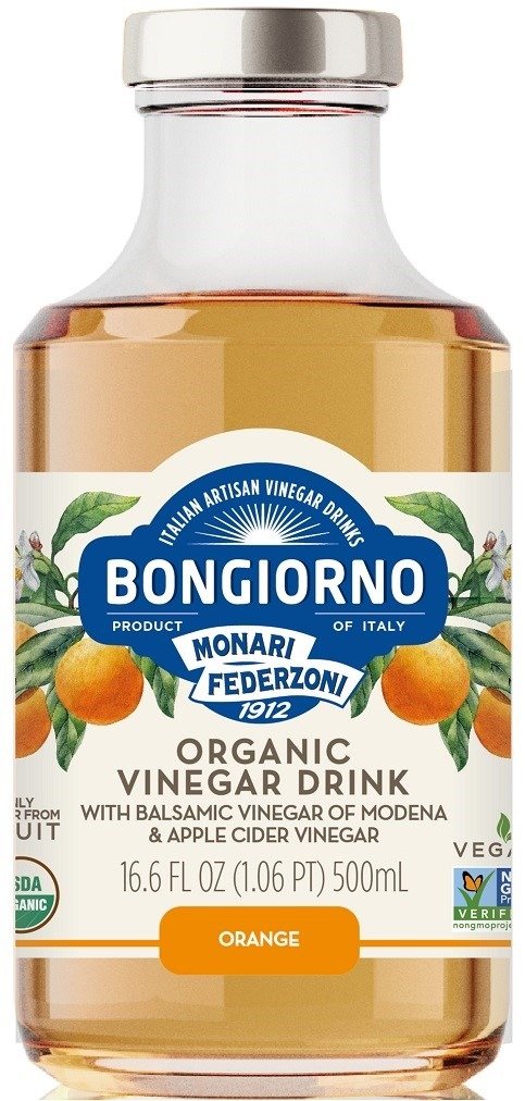 Napój o smaku pomarańczy z octem balsamicznym z modeny BIO 500 ml - BONGIORNO